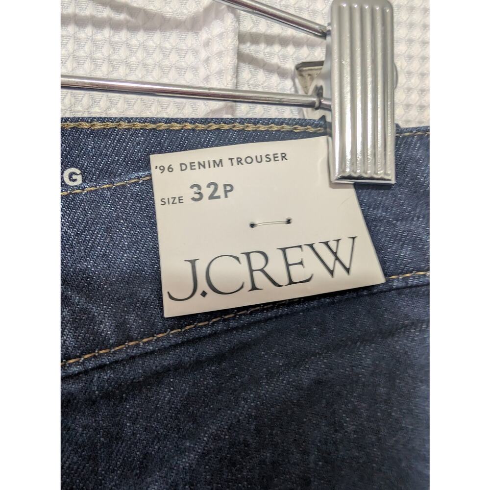 NWT! J. CREW! DEEP BLUE DENIM "'96 DENIM TROUSER" WIDE LEG, 5 POCKET JEANS! 14P - Picture 10 of 14